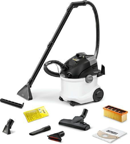 Karcher SE5 Прахосмукачка за Мокро/Сухо Почистване с Пластмасов Контейнер 4lt Бяла