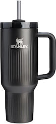 Stanley Fluted Handled Tumbler Thermos Stainles...