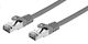 Lynx U/UTP Cat.5e (Gigabit) Network Cable Ethernet 0.1m Grey 10 Pieces