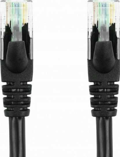 Accura U/UTP Кат.6 (Gigabit) Мрежов Кабел Ethernet 3м Черен