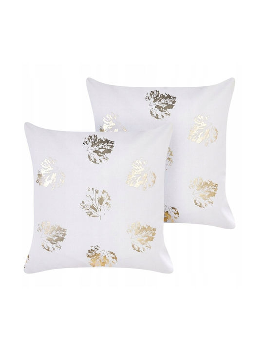 Beliani Perna De Canapea Din Catifea Goldenrod 45x45cm
