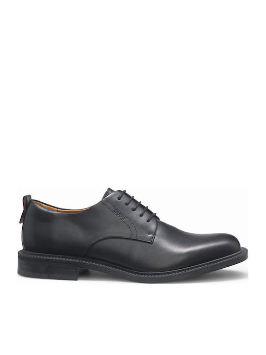 Hugo Leder Herrenschuhe Schwarz