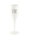 Koziol Champagne Glass Goblet In White Color