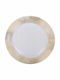 Home&Styling Collection Shallow Transparent Plate With Diameter 33cm