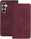 Book Case Smart Suede Samsung Galaxy A56 5g Purple