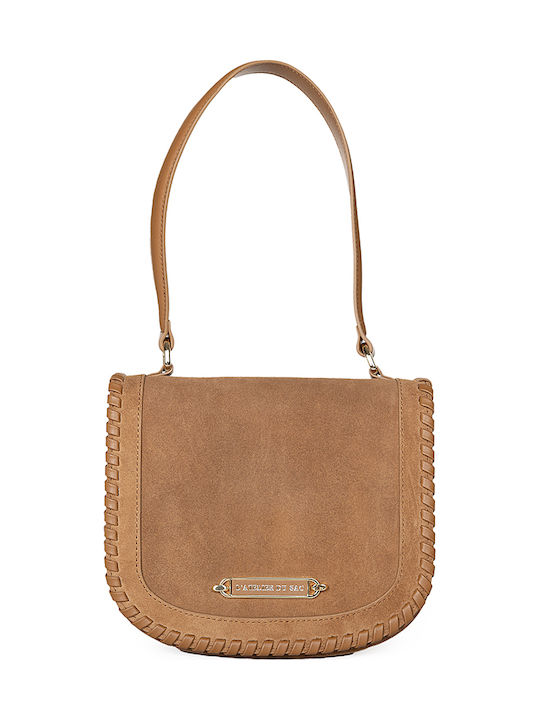 L'Atelier du Sac Естествена Кожена Дамска Чанта Велур L'Atelier du Sac Естествена Кожена Дамска Чанта Велур