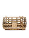 Michael Michael Leder Damen Schultertasche Gold