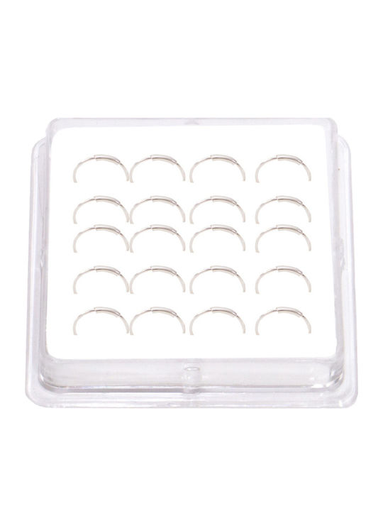 Ro-Ro Accessories Обеца Кръгче за Нос от Сребро 10 x 0.8mm