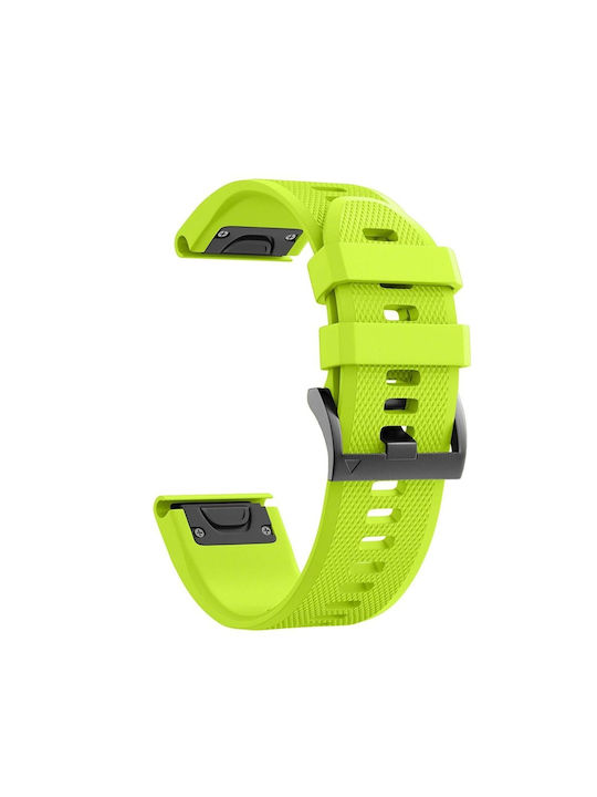 Garmin Fenix 6s 20mm Λουράκι Ρολογιού Σιλικόνης Πράσινο