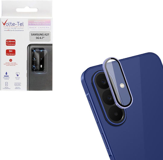 Volte-tel Camera Glass Cover Samsung A27 5g A276 6.7in 9h 0.33mm Easy Application Blue Volte-tel