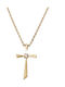 Kontopoulos Gold Cross 9K with Chain