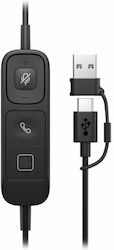 HP Poly Mission 815 моноauralни USB жични слушалки