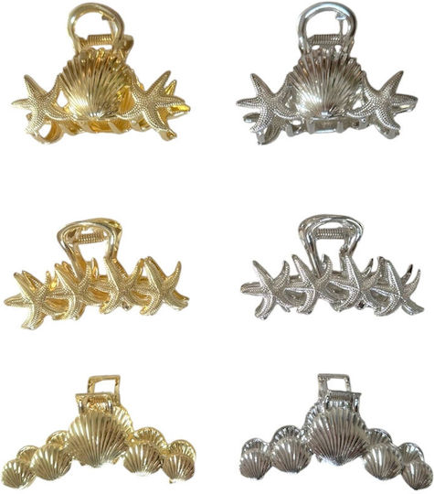 Ro-Ro Accessories Haarspange Metallisch Muscheln 27-0072