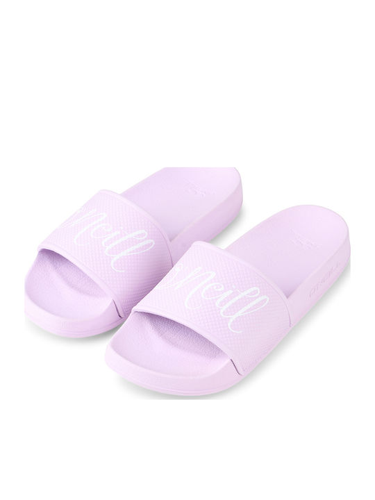 Damen-Flip-Flops - Hausschuhe in Lila Farbe