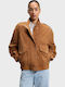 Γυναικείο Suede Biker Jacket Copper