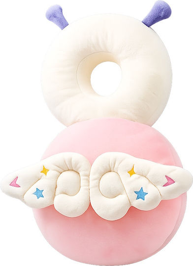 Giggles & Co. Fabric Head Protector in Pink Colour