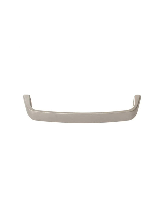 X-IT Mâner Pentru Mobilier Din Metal În Culoare Argintie Cu Centrele Găurilor 128mm