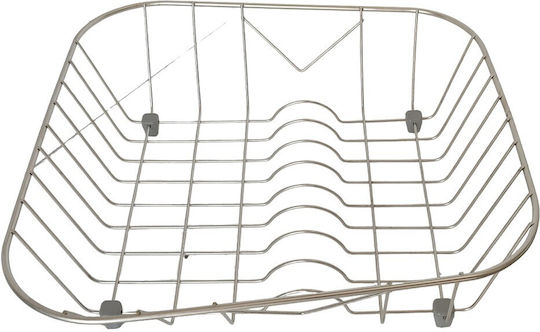 Sanitec No7 Sink Strainer Inox Silver 39x38cm