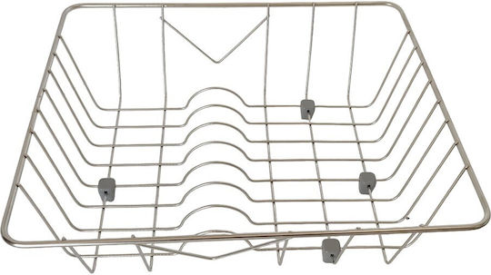 Sanitec No13 Στραγγιστήρι Γούρνας Inox Ασημί 37x33cm