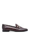Women's Moccasins in Burgundy Colour