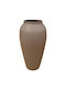 Decorative Brown Metallic Vase 12xH35cm