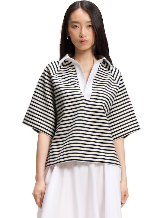 Γυναικεία Μπλούζα Βαμβακερή Ριγέ Striped