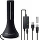 Qoltec Qoltec Indoor TV Antenna (Does Not Require Power) Transparent
