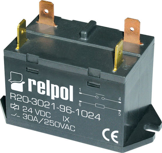 Relpol Βιομηχανικό Ρελέ Λυχνίας R20-3021-96-1012