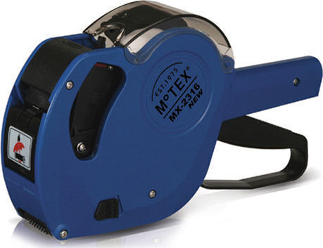Motex Mx-2316 Μηχανικός Ετικετογράφος Διπλός Κόκκινος
