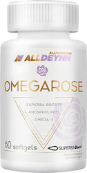 Allnutrition Omegarose Allnutrition 60 Меки Капсули Allnutrition Omegarose Allnutrition 60 Меки Капсули