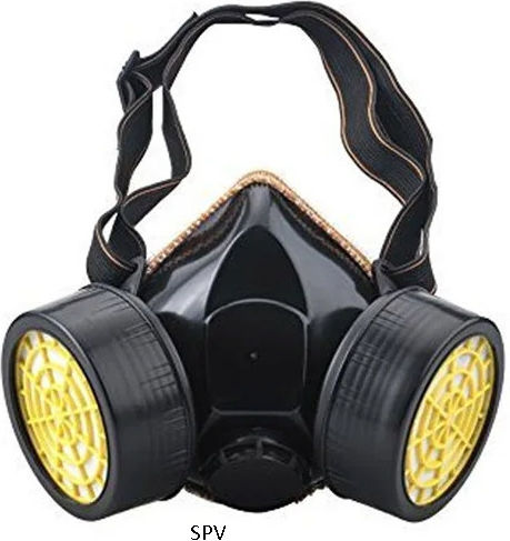 SPV Safety Mask with Activated Carbon Filters Grey