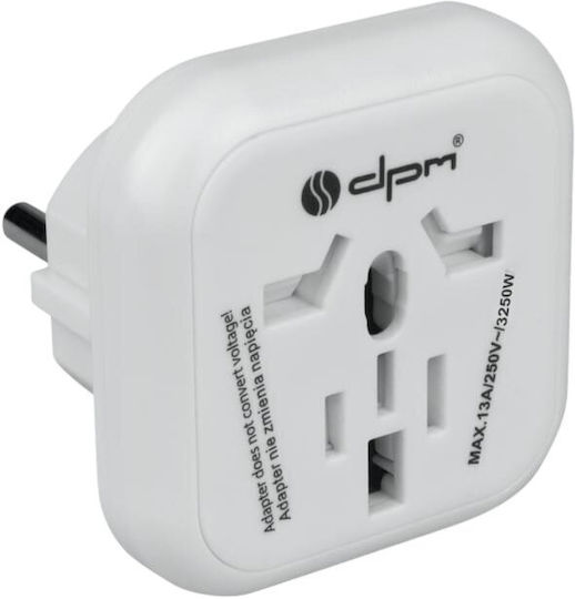 DPM Steckdosenadapter von Universal auf Griechenland