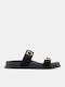 Sandale Casual Damă Flatforme Negre