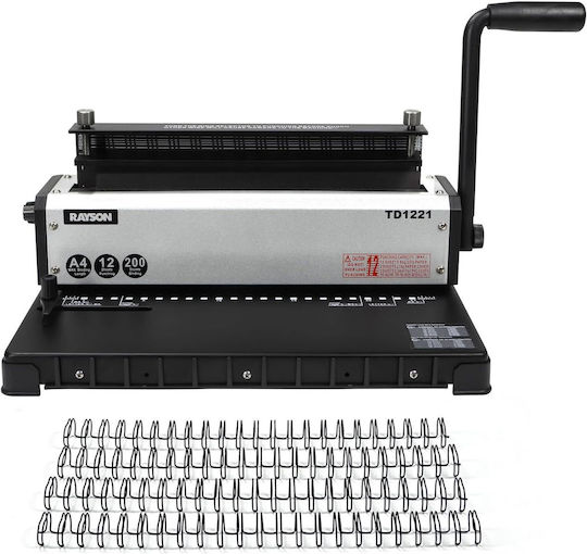 Resteq Spirale Buchbinder Für Bindung Maximal 210 Blätter B0BZH4N48W