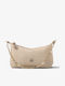 Leather Women's Shoulder Bag Beige