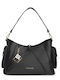 Women's Leather Crossbody Bag Black