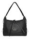 Leather Women's Shoulder Bag Black