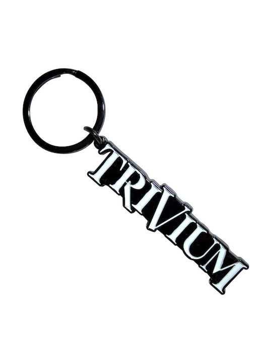 Metallic Keychain Trivium Logo Metal Keychain Trivkey02