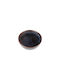 Porland Round Glass Serving Bowl Blue with Diameter 13cm