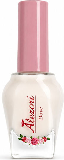 Alezori Glossy Top Coat Quick Dry Λευκό Dove 15ml