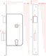 Кутиеста Ключалка Лява