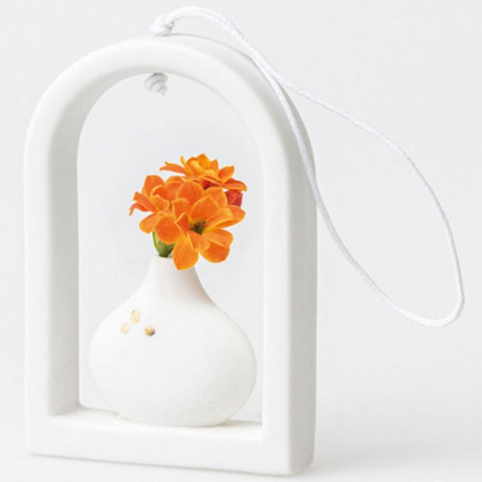 Raeder Διακοσμητικό Βάζο Πορσελάνης Mini Λευκό 6xΥ8.5cm