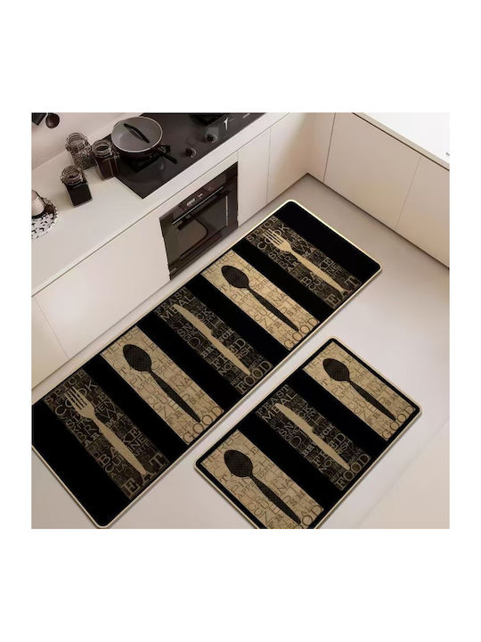 Mc Decor Rectangular Kitchen Mat With Non-Slip Backing 50x80cm