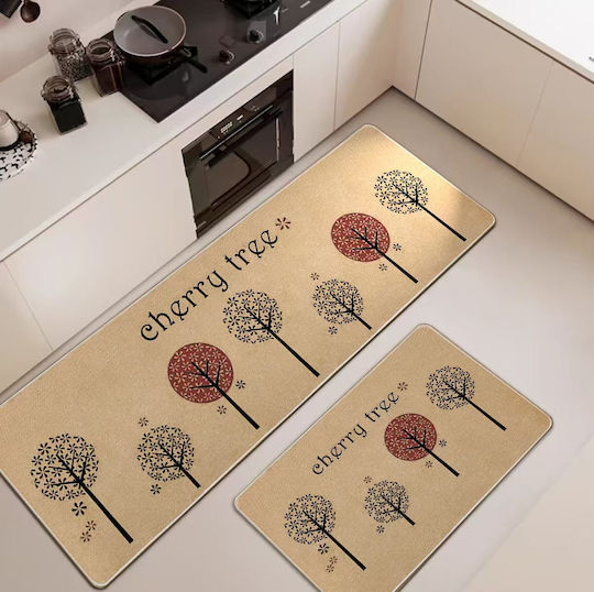 Mc Decor Ορθογώνιο Χαλάκι Κουζίνας 50x80cm MCL.PK.CHERRY Cherry