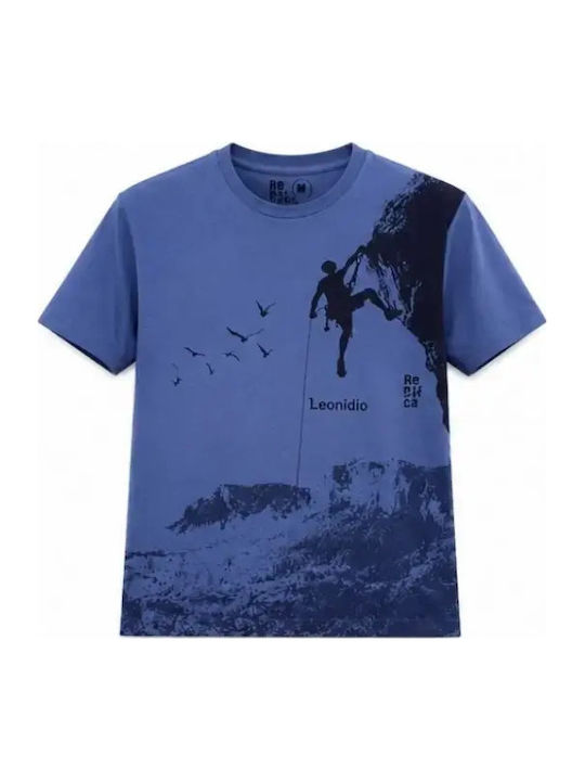 T-shirt Μπλε T-shirt Μπλε