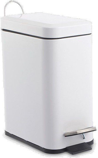 Happy House Coș De Baie Inox 5lt Alb