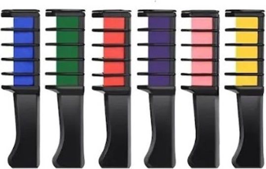 Set de 6 piepteni pentru vopsirea părului Multicolori