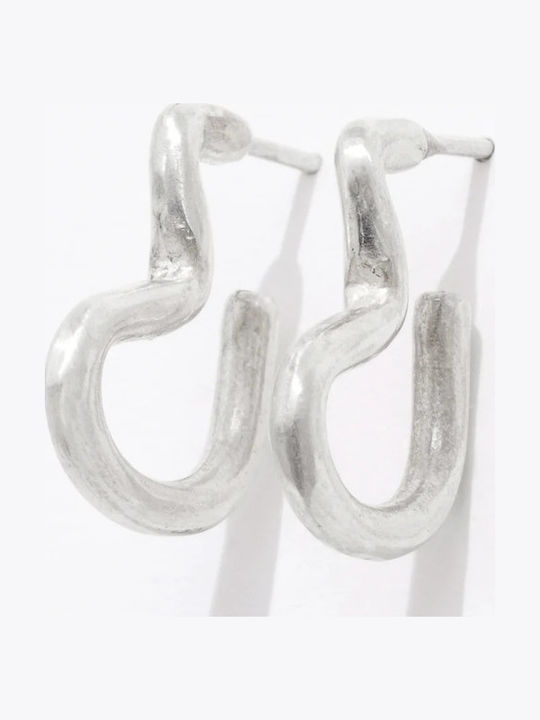 Sisyphus Silver Earrings