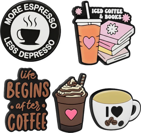 Tfo 3d Sticker Coffee 5pcs Set