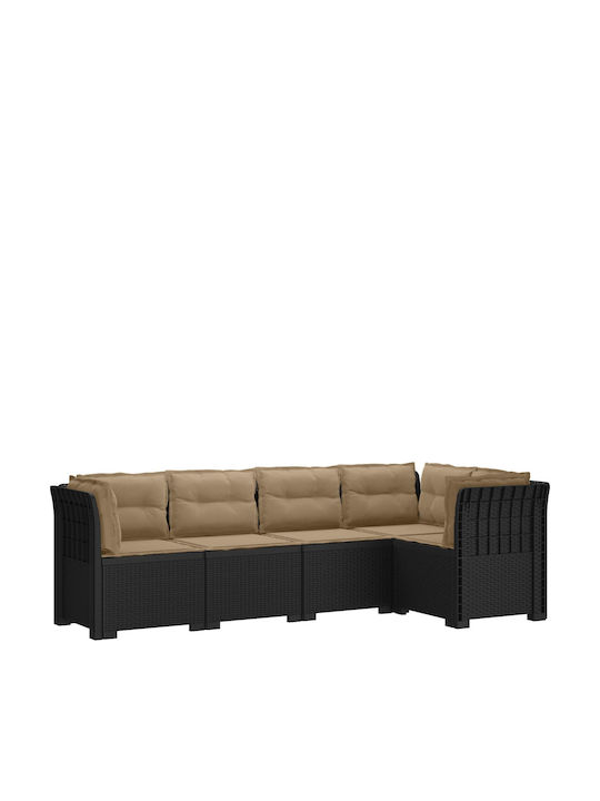 Outdoor Corner Sofa Made of Polypropylene with ...